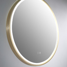 Sphere 61cm Aluminium LED Mirror with Demister